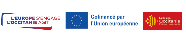 L'Europe s'engage, l'Occitanie agit - Cofinancé par l'Union européenne - La Région Occitanie